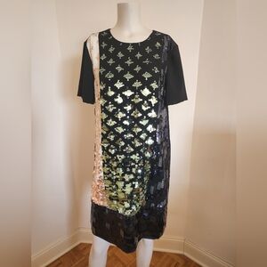 Brand new with tags Tory Burch Colorblock Sequin dress